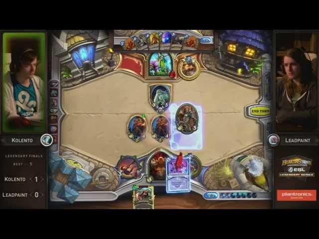 Hearthstone - Kolento vs. Domdus - ESL Legendary Series Season 2 LAN Finals - Group B good move