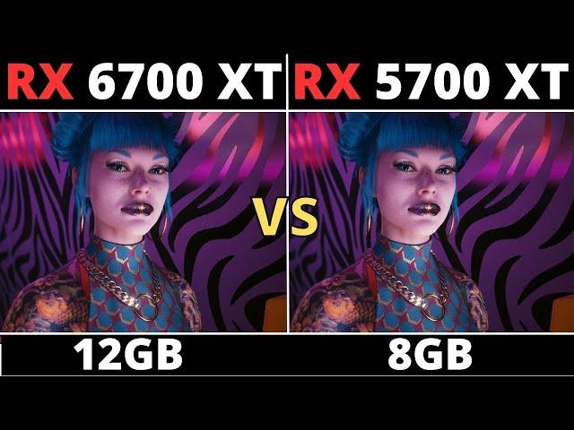 RX 6700 XT VS RX 5700 XT BENCHMARK IN 10 GAMES ON RYZEN 5 5600X