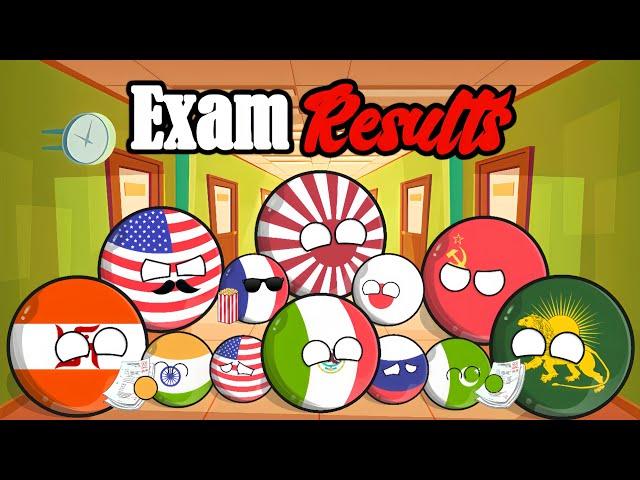 Exam Results Of Countries  Mexico Failed In Exam | #countryballs #india #pakistan #usa #mexico