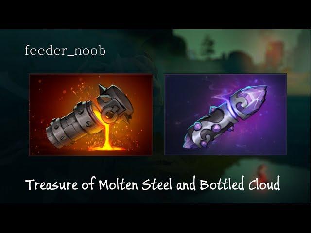 Dota 2 - Treasure of Molten Steel and Bottled Cloud Unboxing