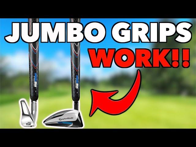 JUMBO GRIPS on all my golf clubs?!