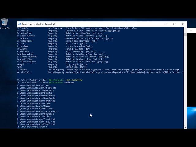 PowerShell Basics:  Introduction to Objects