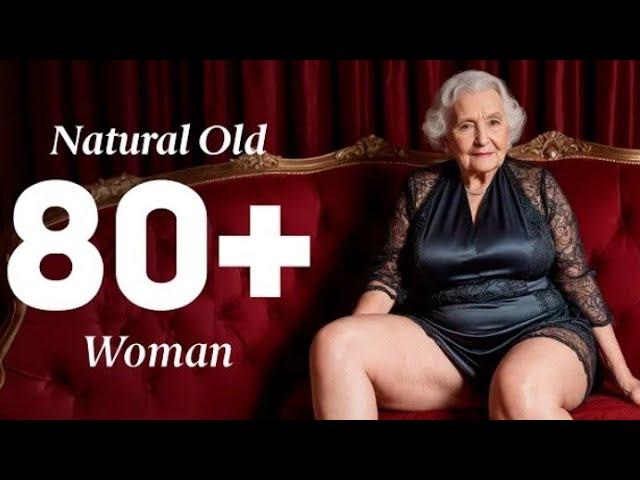 Natural Older Women Over 80 || Beautiful Attractive Mini Dresses Classy Beauty