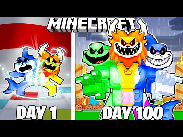 I Survived 100 Days as the FORGOTTEN CRITTERS in HARDCORE Minecraft!