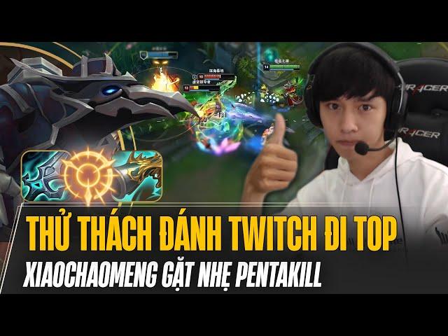 XIAOCHAOMENG VÀ THỬ THÁCH ĐÁNH TWITCH ĐI TOP CHẠM MẶT TƯỚNG TỦ AATROX VÀ CÁI KẾT GẶT PENTAKILL