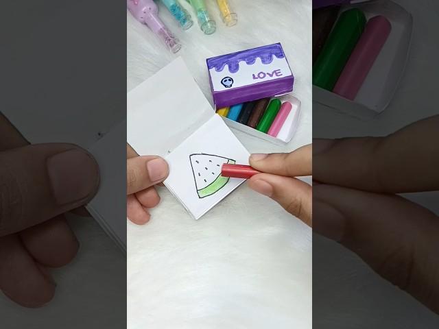 Diy miniature craft ideas#colour book#papercraft  #viral #shorts#suhema art