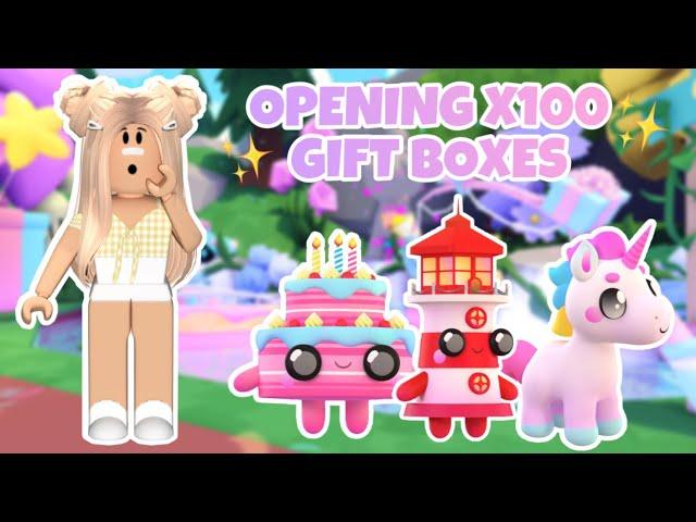 OPENING 100 GIFT BOXES  | OVERLOOK BAY’S 1st BIRTHDAY  | ROBLOX