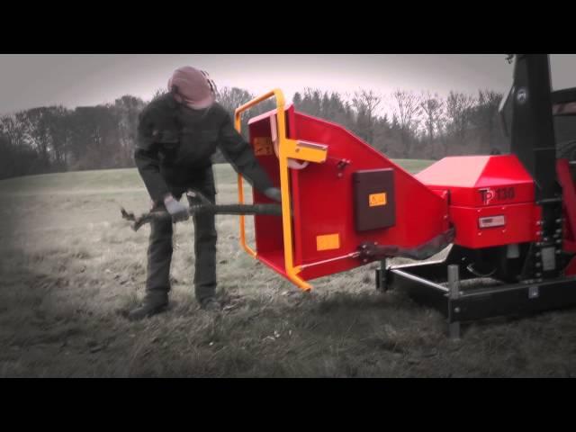 TP 130 PTO - a User-friendly and Compact PTO Wood Chipper