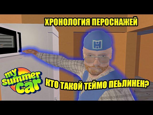 КТО ТАКОЙ ТЕЙМО ПЕЬЛИНЕН? [ХРОНОЛОГИЯ ПЕРСОНАЖЕЙ]  My Summer Car