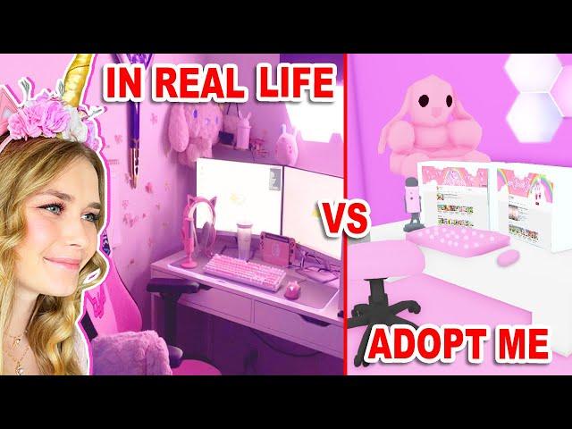 RECREATING My REAL LIFE OFFICE In Adopt Me! (Roblox)