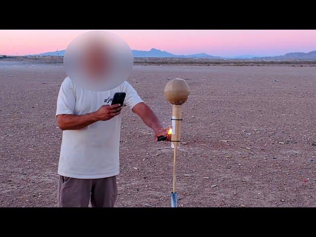 6lb Strobe Rocket to 6" Ballshell - After Party 2023 Moapa