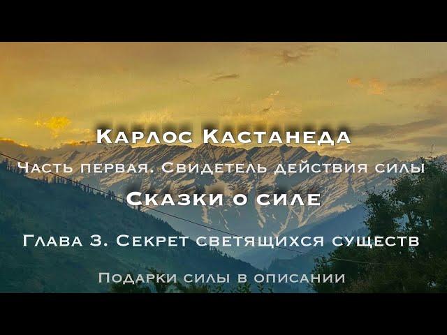 Карлос Кастанеда. Сказки о Силе. Глава 3. Секрет светящихся существ #кастанеда #путьвоина  #дух