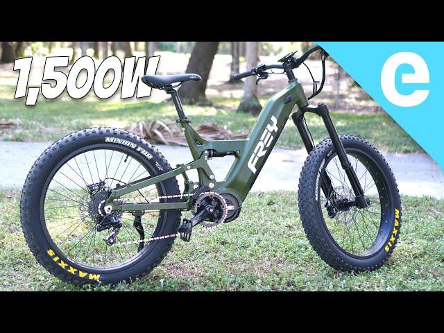 1,500W full-suspension e-bike?! FREY CC FAT review!