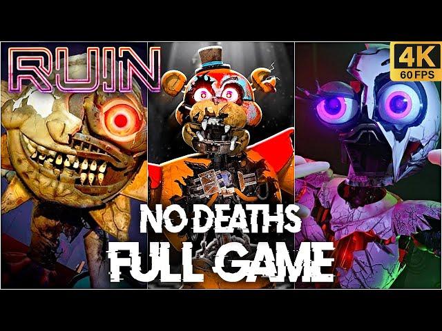 FNAF Security Breach Ruin DLC FULL GAME Walkthrough - NO DEATHS (4K60FPS)