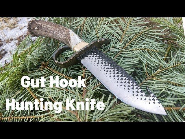 Making a Ring Guard Hunting Knife from an Old Rasp