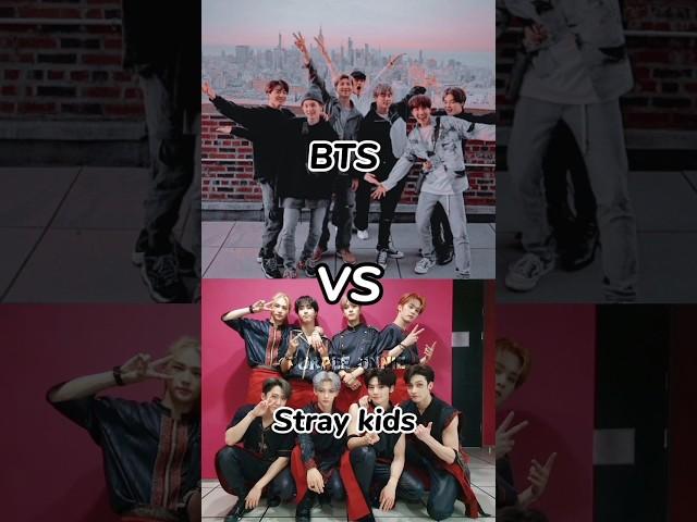 BTS vs Stray kids  (no hate) #bts #shorts #kpop #straykids #jimin #jungkook #rm #felix