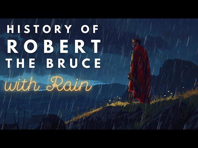 RAINY History of Robert the Bruce | Historical Sleepy Story | Storytelling and Rain