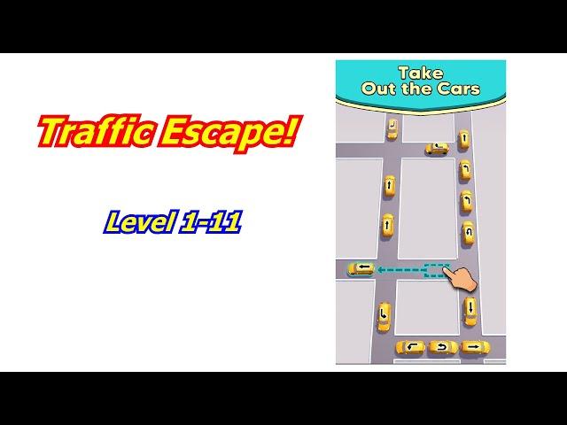 Traffic Escape! Cell Phone Game Walk Through Level 1-11