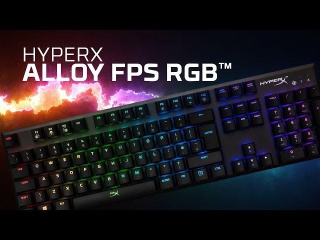 RGB 機械式電競鍵盤 - HyperX Alloy FPS RGB