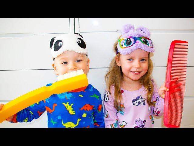 This is The Way We Brush Our Teeth SONG | Kids Songs | Gaby and Alex