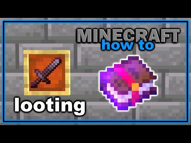 How to Get and Use Looting Enchantment in Minecraft! | Easy Minecraft Tutorial