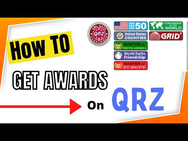 HOW TO GET AWARDS ON QRZ // QRZ AWARDS