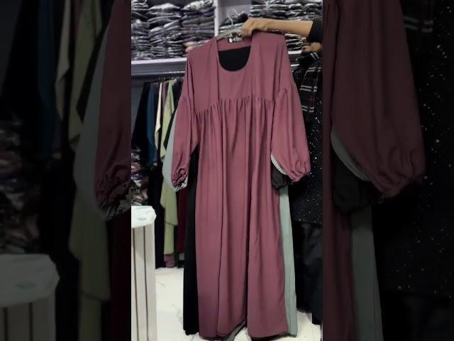 Chest and Sleeves frill abaya with elastic sleevesPremium Prada Pro Fabric  Alhamdulillah