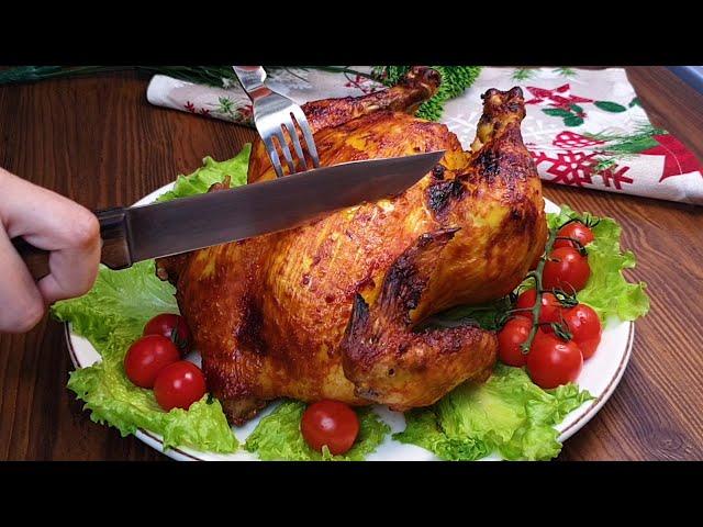 МЕГА СОЧНАЯ КУРИЦА в духовке целиком! MEGA JUICY CHICKEN in the oven whole!