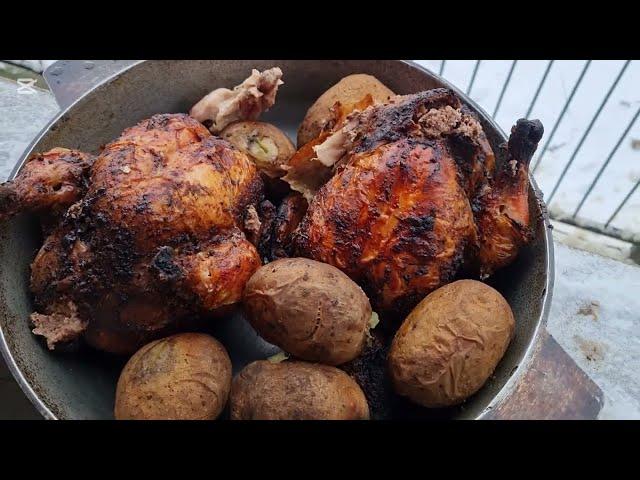 Crispy & Juicy Tandir Chicken Levengi – A Taste of Azerbaijan!