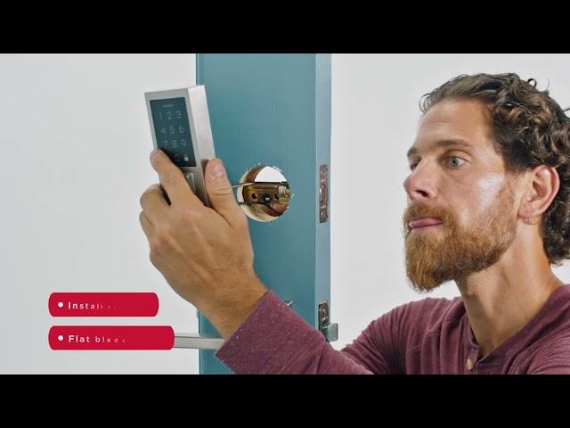 SmartCode™ 270 touchpad electronic deadbolt Installation Video