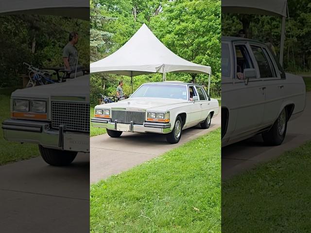 Cadillac Brougham Classic Car Drive By Engine Sound Rochester MI 2024