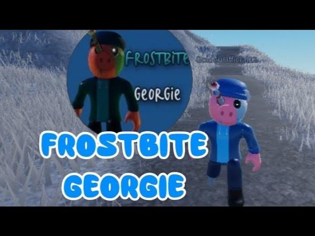 How to get "BITTER WINDS" BADGE + FROSTBITE GEORGIE MORPH in PIGGY SKINS REANIMATED! - Roblox