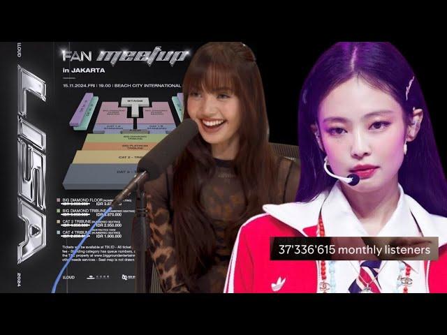 Lisa's move in the face of SEA fans' indifference, Jennie sets a record for listeners on Spotify