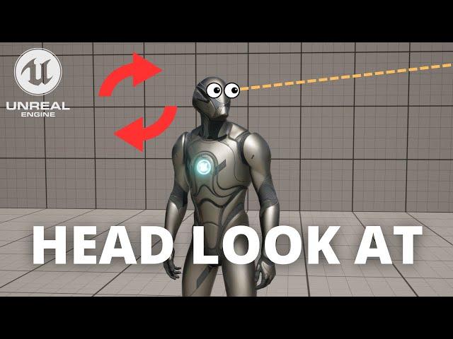 How to Make the NPC's Head Look At the Player in Unreal Engine 5