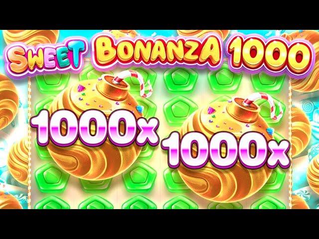 ВЫЙГРАЛ 33 000 000 РУБЛЕЙ!! ДВЕ БОМБЫ 1000 X ПОДРЯТ В SWEET BONANZA 1000 / ЗАНОСЫ НЕДЕЛИ