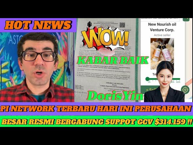 PI NETWORK TERBARU HARI INI~PERUSAHAAN BESAR RESMI BERGABUNG SUPPOT GCV $314.159 !!