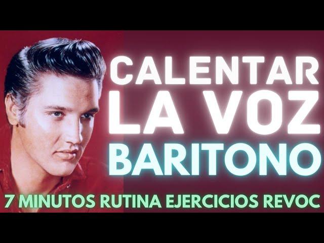  CALENTAMIENTO VOCAL BARÍTONOS - Tips para cantar mejor | Aprender a Cantar | REVOC Barítonos
