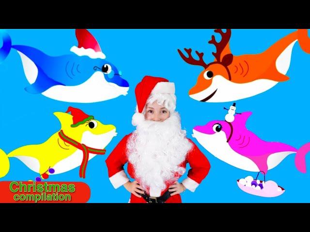 Christmas Sharks and more | Best Christmas Songs | +Compilation | Kids Music Land