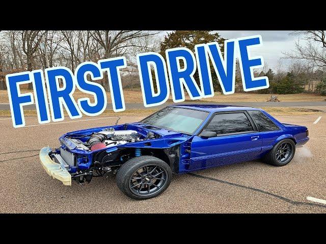 FIRST DRIVE of the 800+ horsepower, VIPER BLUE fox body!