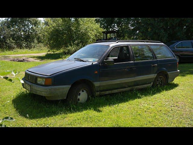 Starting Volkswagen Passat B3 1.8 After 8 Years + Test Drive