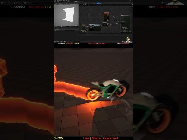 Tron Trail in Unreal Engine Niagara Tutorial