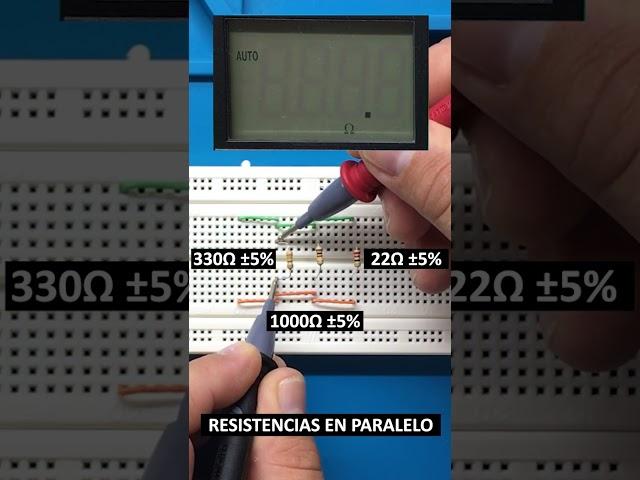 Como medir resistencias en paralelo?