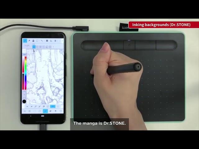 Wacom Intuos for Comic Artist with Android connectivity