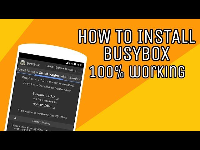 How to install busybox step by step 100% working || Dot Log