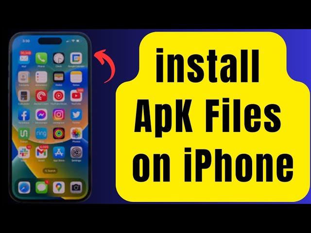 How to install APK files on iOS | How to install APK files in iPhone | iOS 17 | 2023 | Download APK