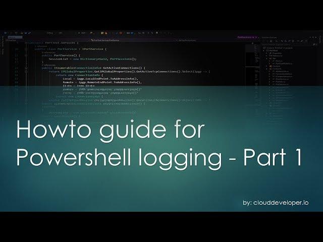 0013 - Howto guide for Powershell logging