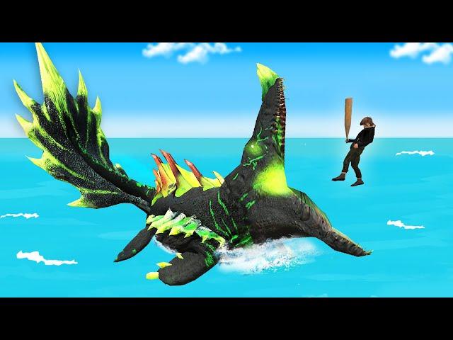 *NEW* RADIOACTIVE Mosasaurus & COSMIC Squid in Animal Revolt Battle Simulator ARBS Mobile