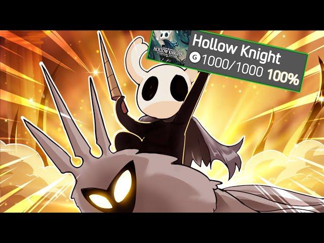 I 112% Hollow Knight. It is a MASTERPIECE!