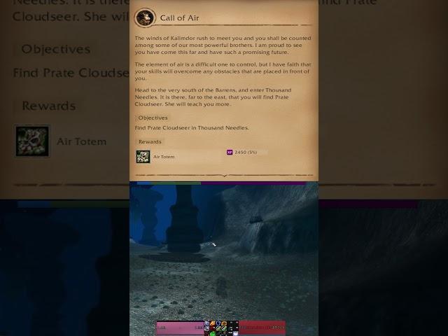 Classic World of Warcraft Horde Quest #328 Call of Air #wowclassic #wow #gaming