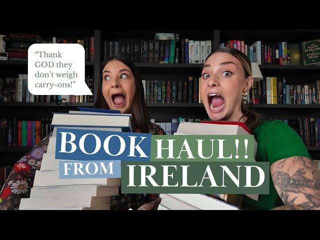 MASSIVE BOOK HAUL FROM IRELAND!!!! | Kris x Mads